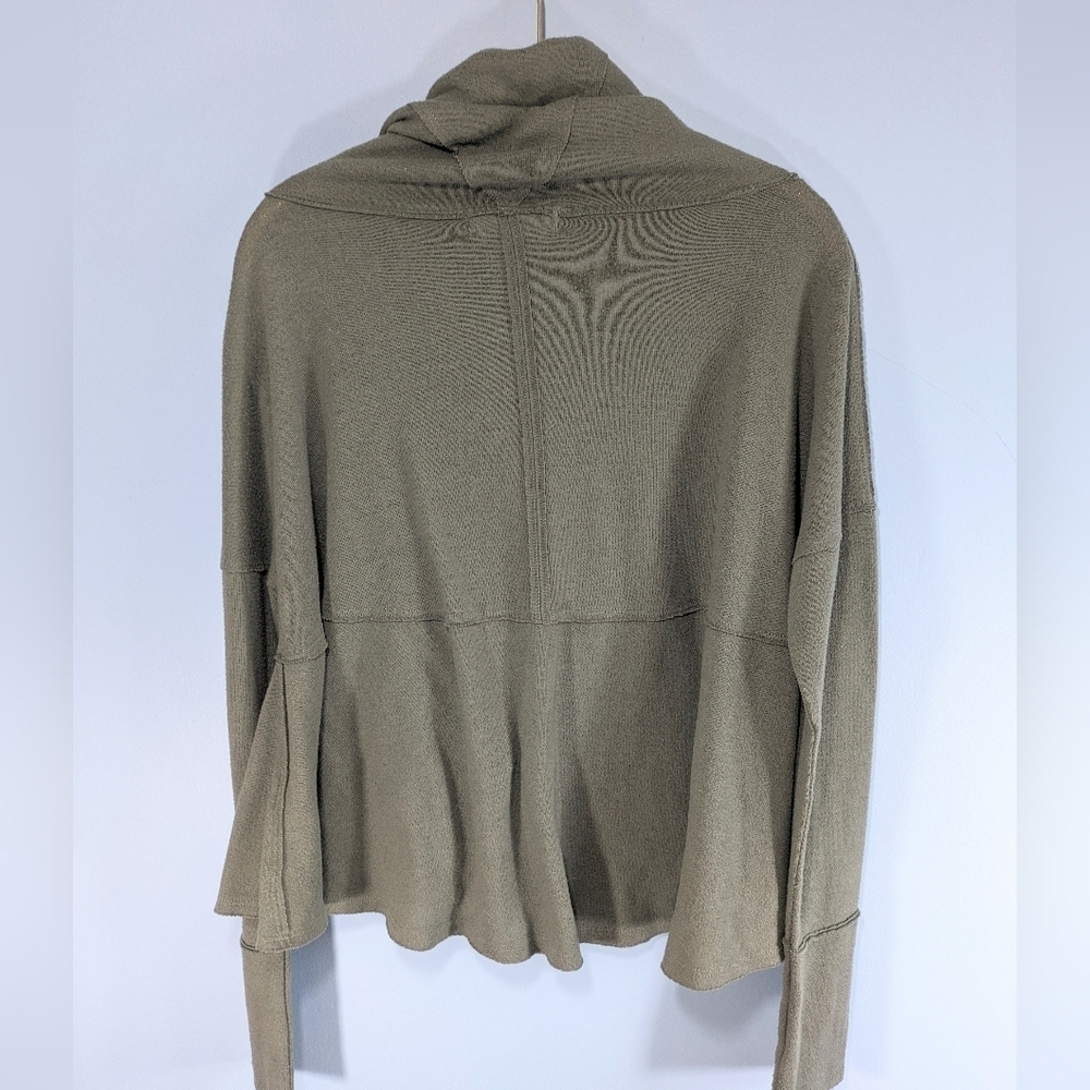 We The Free Olive Green Cowl Neck Sweater - Picture 2 of 4